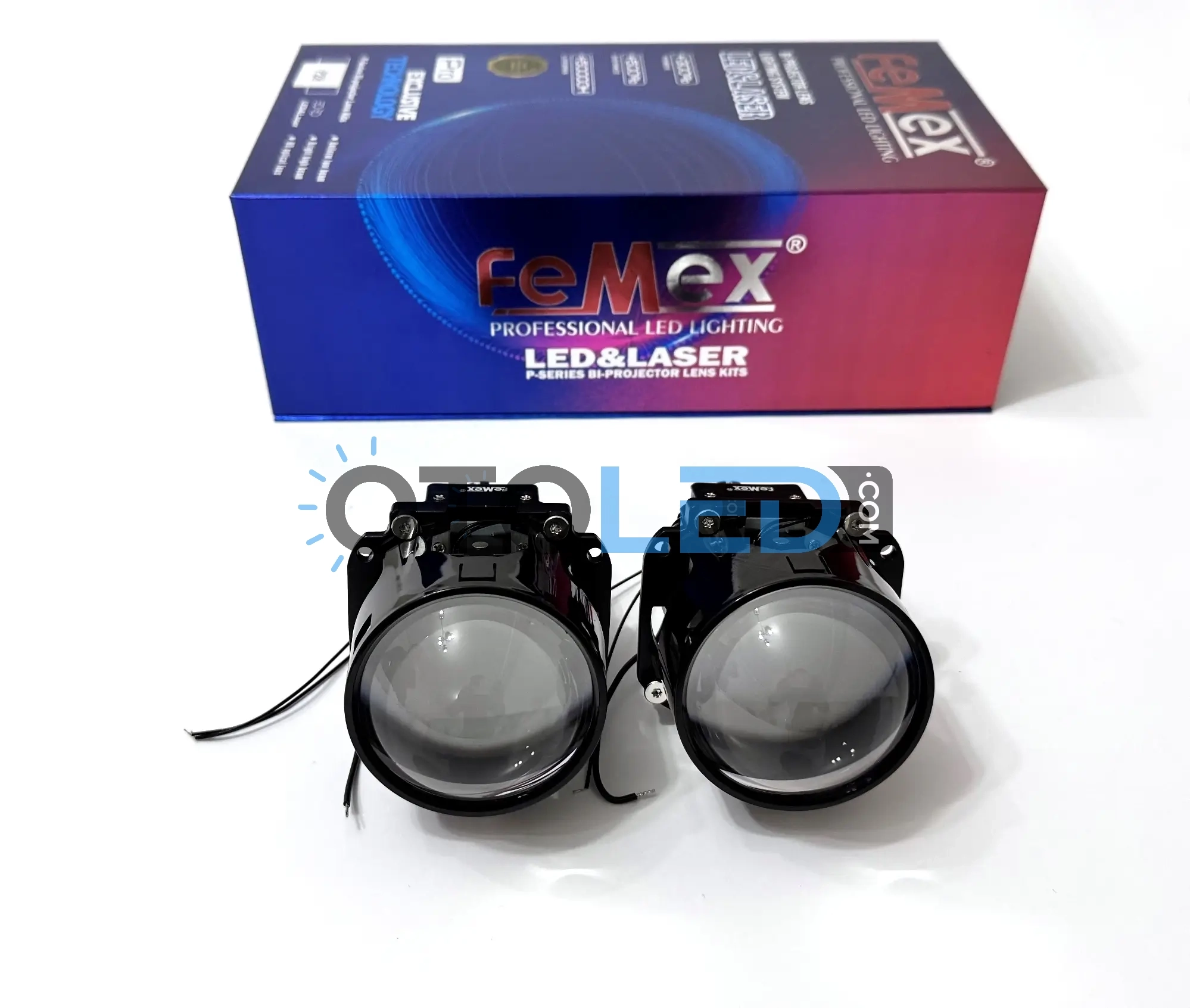 femex 2.5 inç bi-led projektör