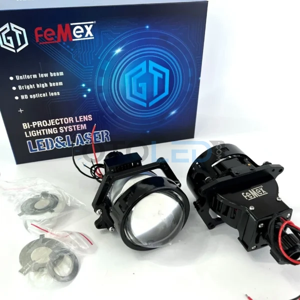 femex 3 inç bi-led projektör