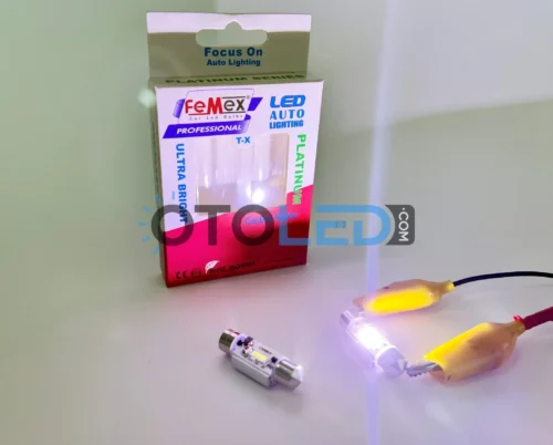 Femex 36MM Sofit LED Ampul Platinum - C5W CSP Chipset