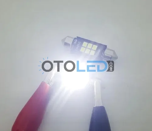 Femex 41MM Sofit LED Ampul Platinum - C5W 6SMD 3030 Chip
