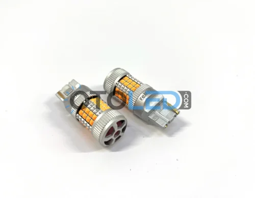 Femex Amber Fanlı LED Sinyal Ampulü T20 - W21W Koyu Turuncu