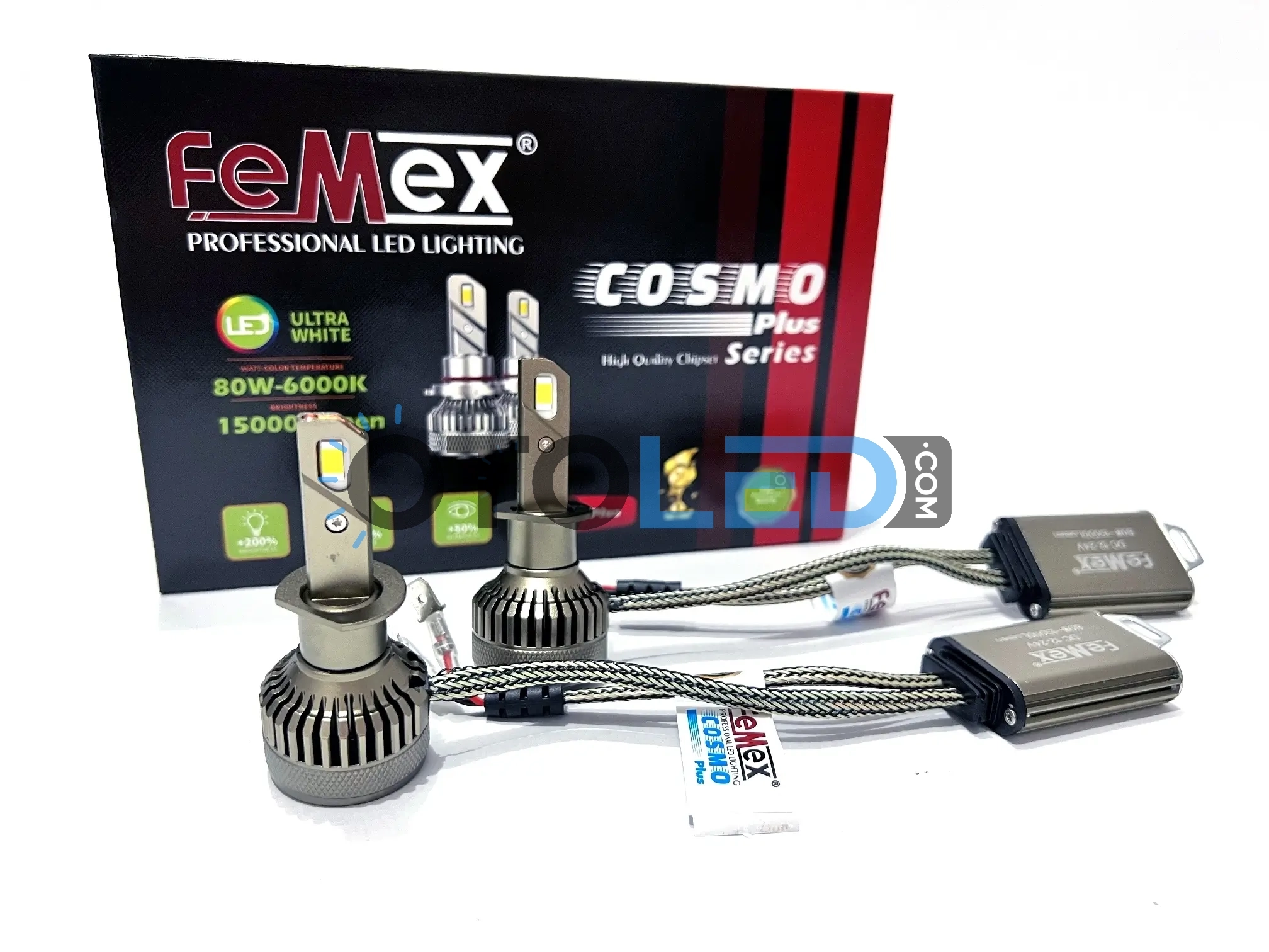 femex cosmo plu1 h1 led xenon beyaz ampul