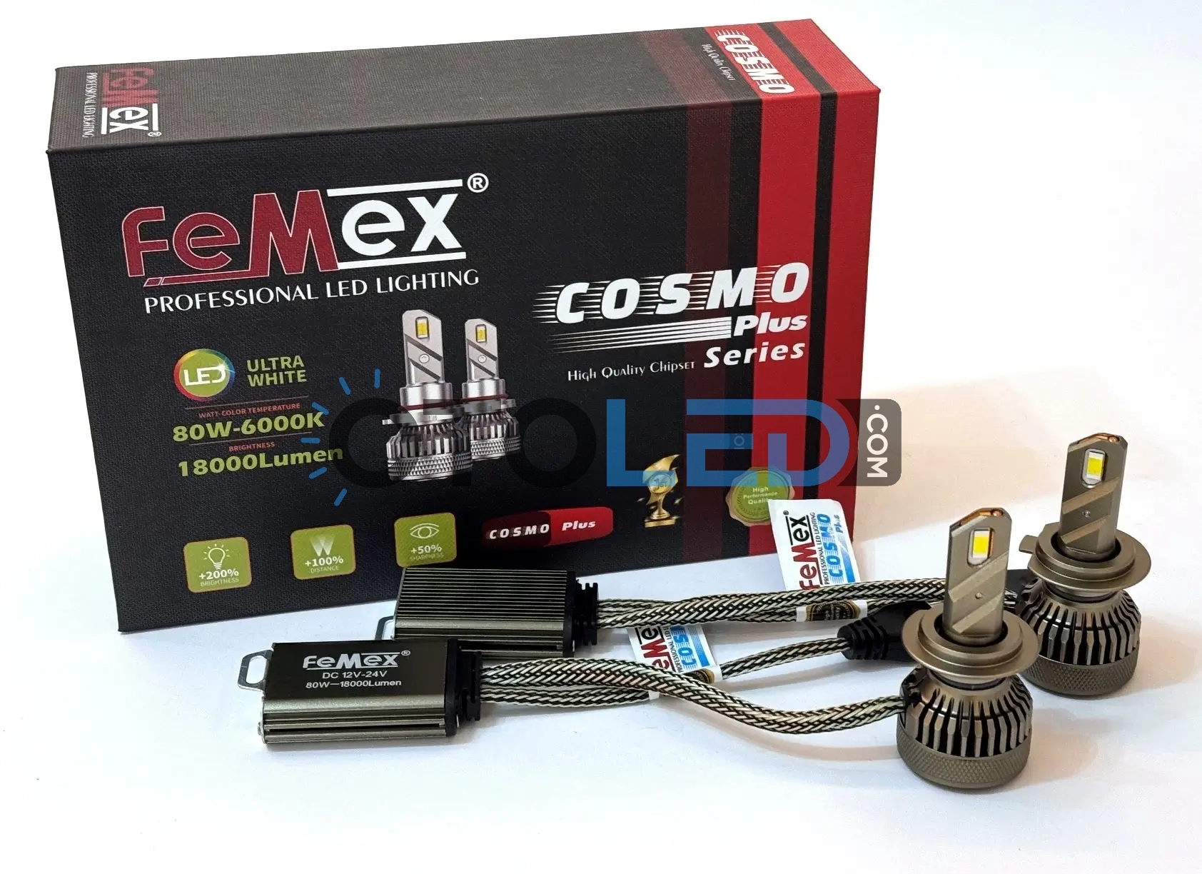 femex cosmo plus h18 led ampul