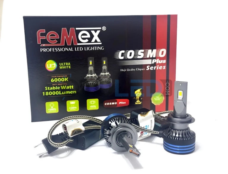 Fiat Ducato 2 Makyajlı Kısa Far Ampulü 18.000 Lümen - Femex Cosmo Plus H7 LED Xenon 18000 Lümen 3575 CSP Chipset - Fotoğraf 3