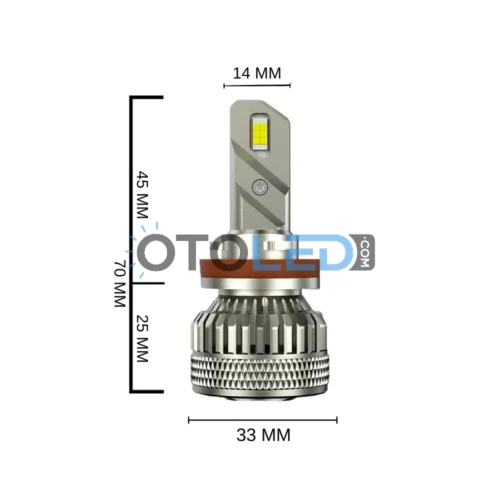 Femex Cosmo Plus H8 LED Xenon 18000 Lümen 3070 CSP Chipset