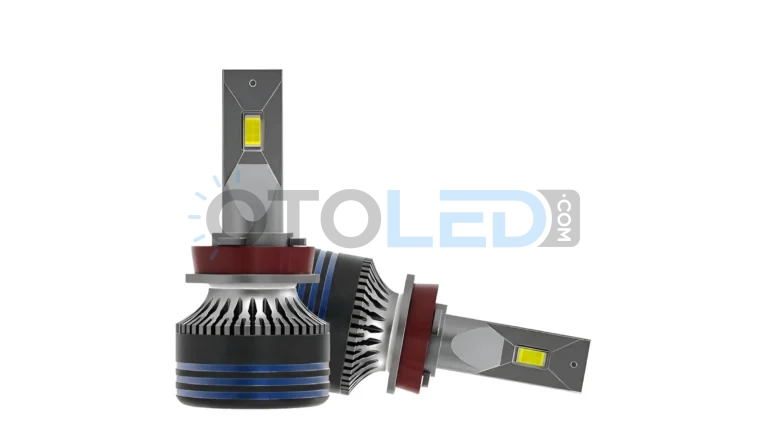 Skoda Octavia A7 LED Ampul 18.000 Lümen - Femex Cosmo Plus H8 LED Xenon 18000 Lümen 3070 CSP Chipset - Fotoğraf 4
