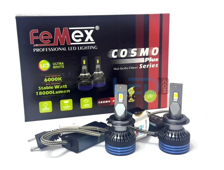 Fiat Ducato 2 Makyajlı Kısa Far Ampulü 18.000 Lümen - Femex Cosmo Plus H7 LED Xenon 18000 Lümen 3575 CSP Chipset - Fotoğraf 2