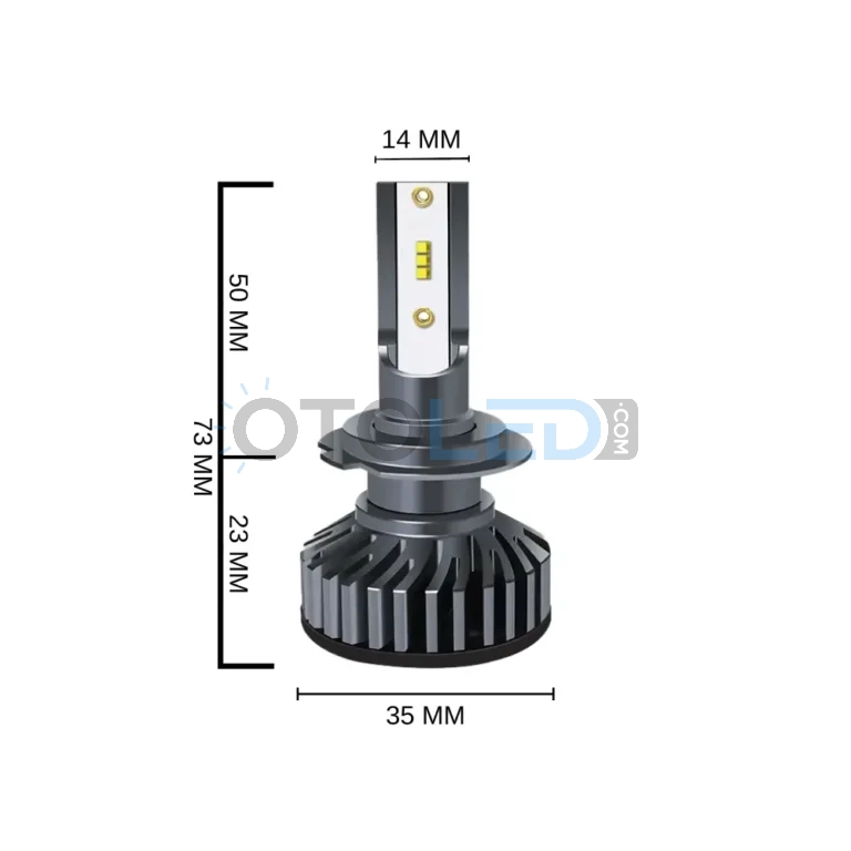Opel Corsa E LED Ampul 9.000 Lümen - Femex Eco Power H10 LED Xenon 9000 Lümen 3570 CSP Chipset - Fotoğraf 3