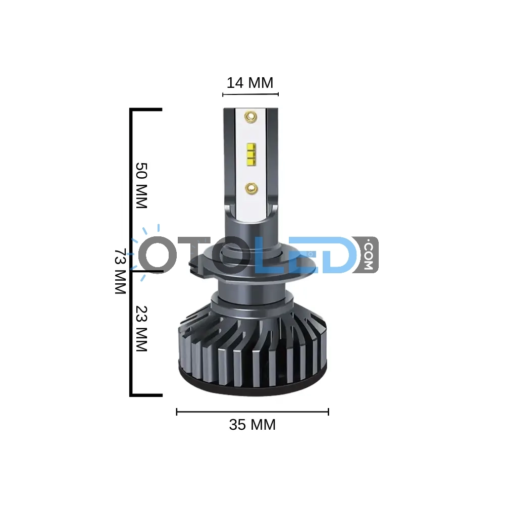 femex eco power h10 beyaz led ampul boyutları