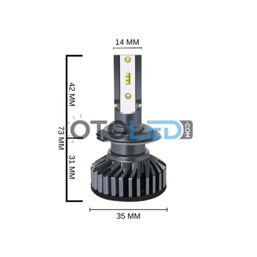 Femex Eco Power H18 LED Xenon 9000 Lümen 3570 CSP Chipset