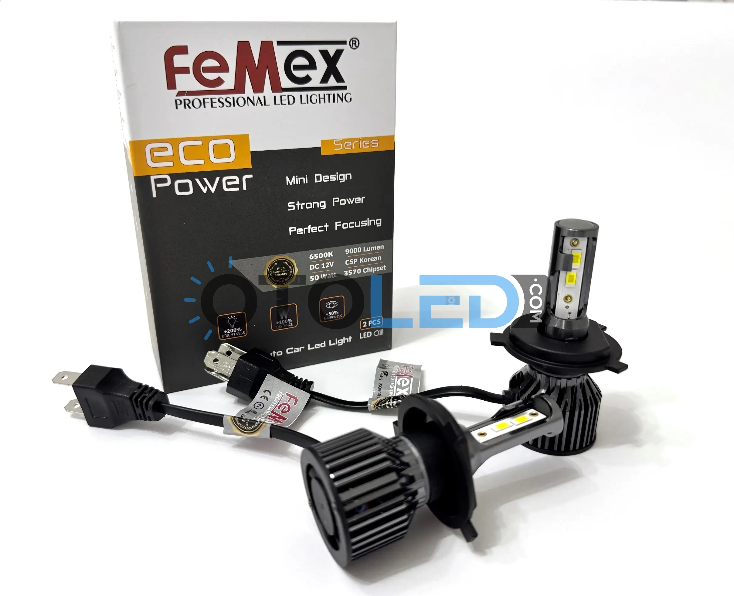 femex eco power h4 led ampul