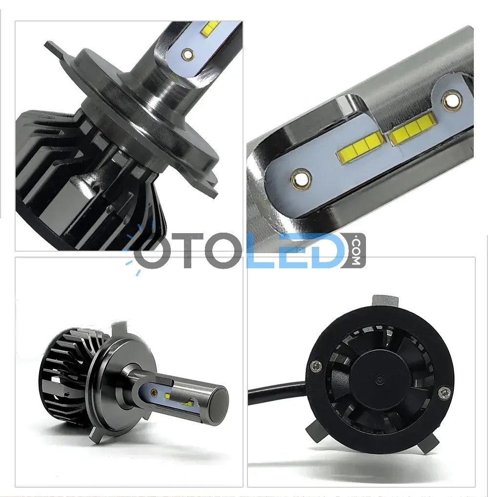 femex fanlı eco power h4 led ampul