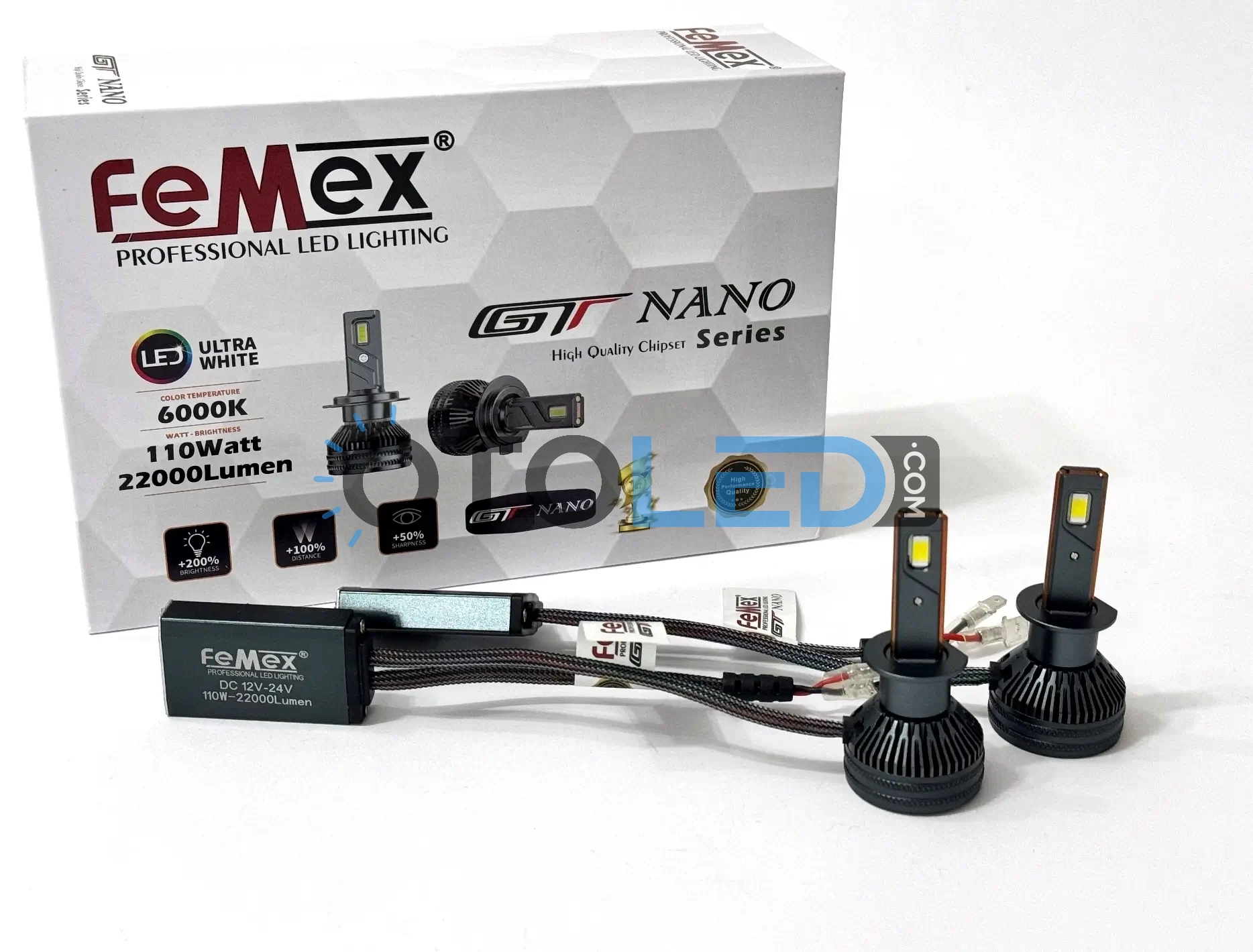femex gt nano h1 led xenon