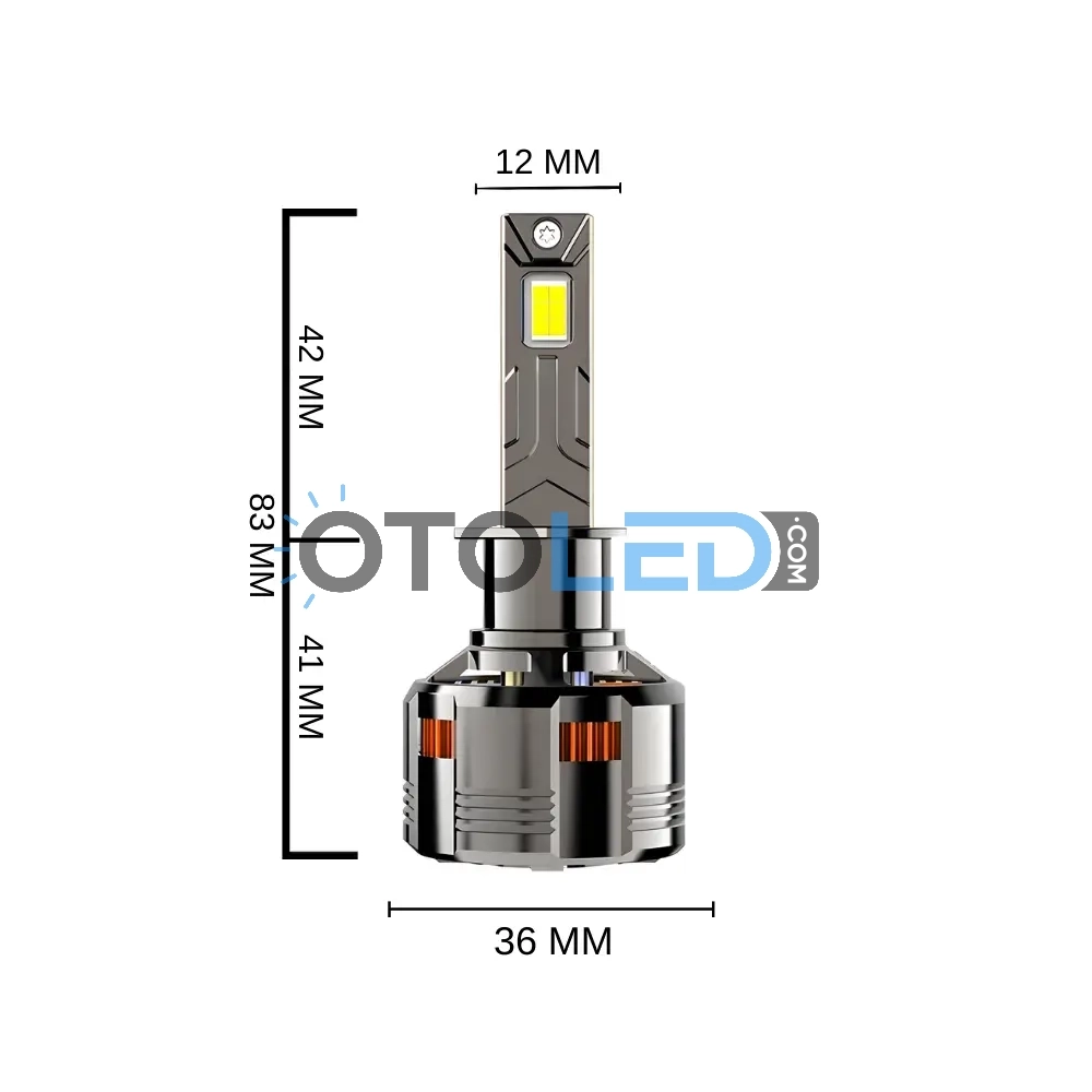 femex gt nano plus h1 led ampul boyutları