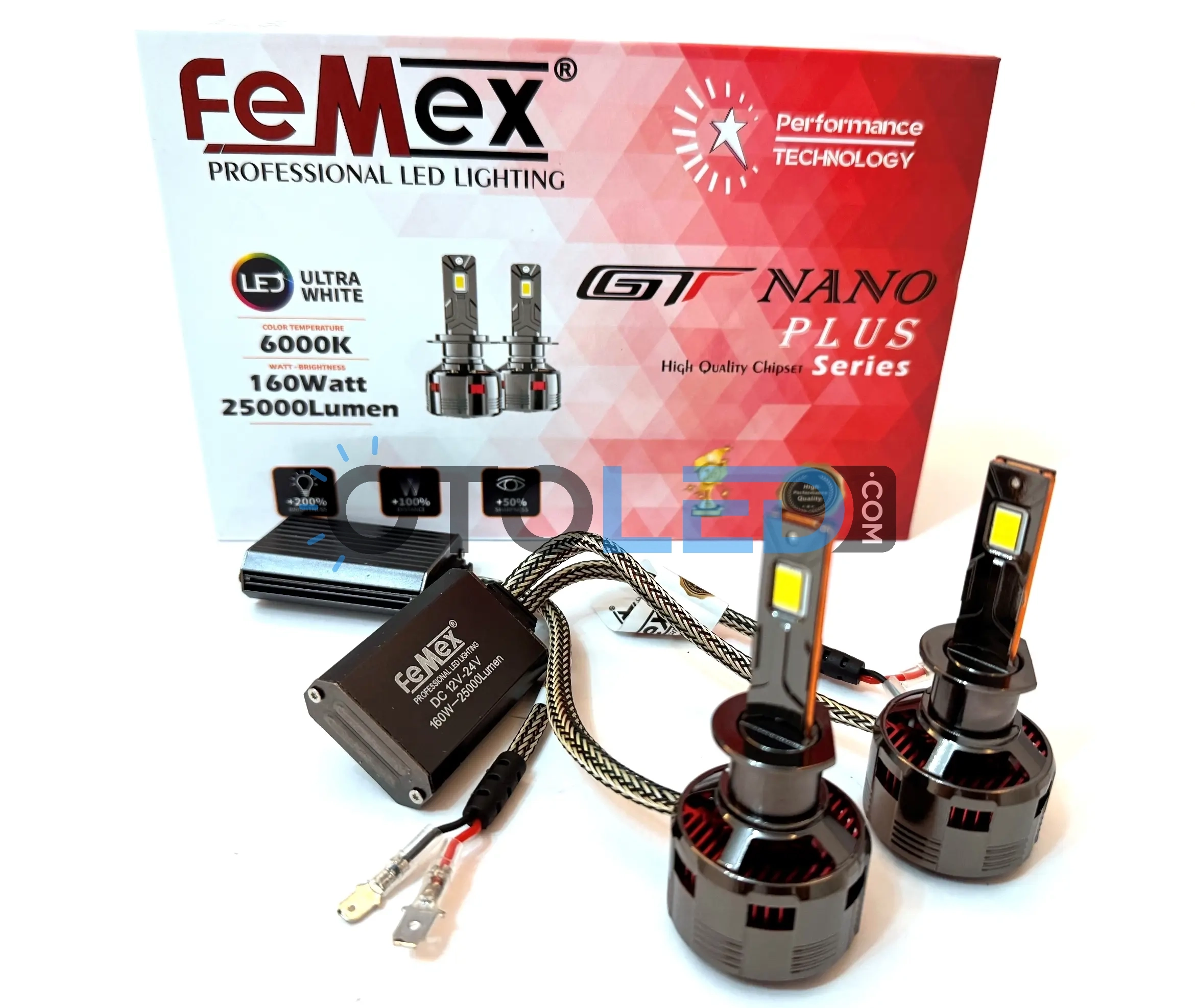femex gt nano plus h1 led ampul