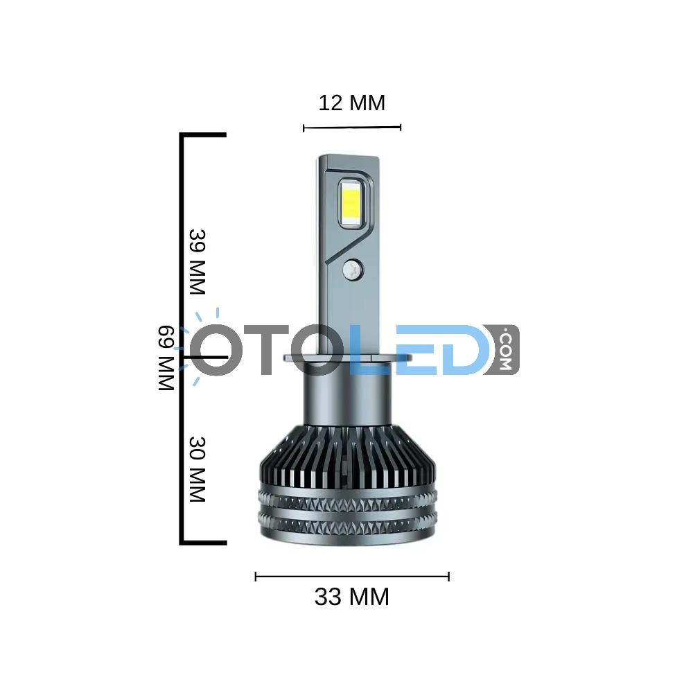 femex gt nano pro h1 led xenon boyutları