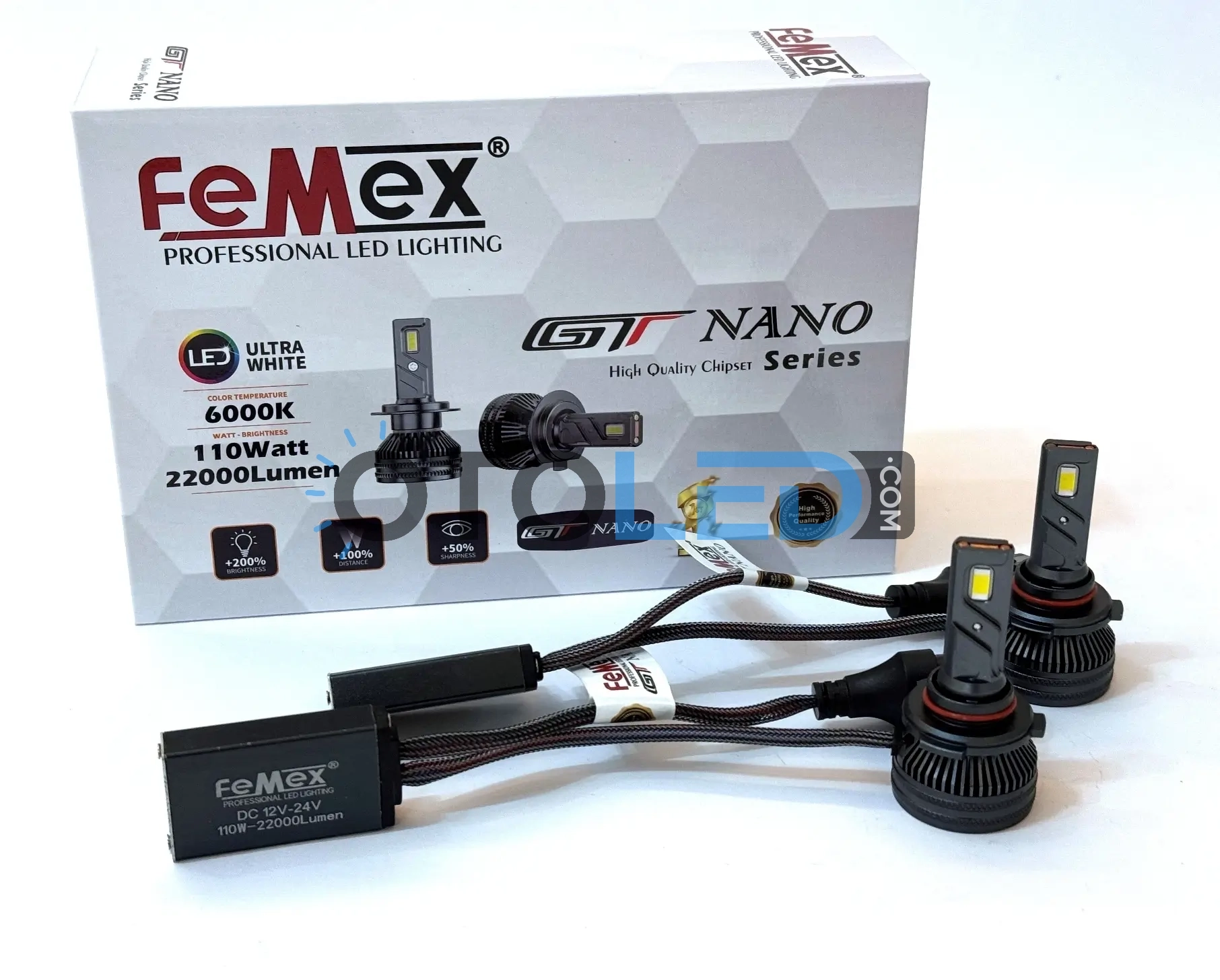 femex gt nano pro h10 led ampul