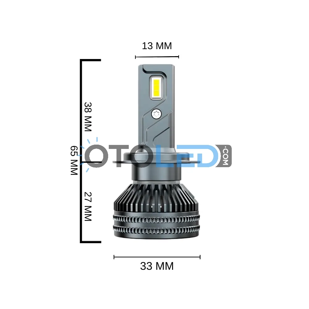 femex gt nano pro h7 led xenon boyutları