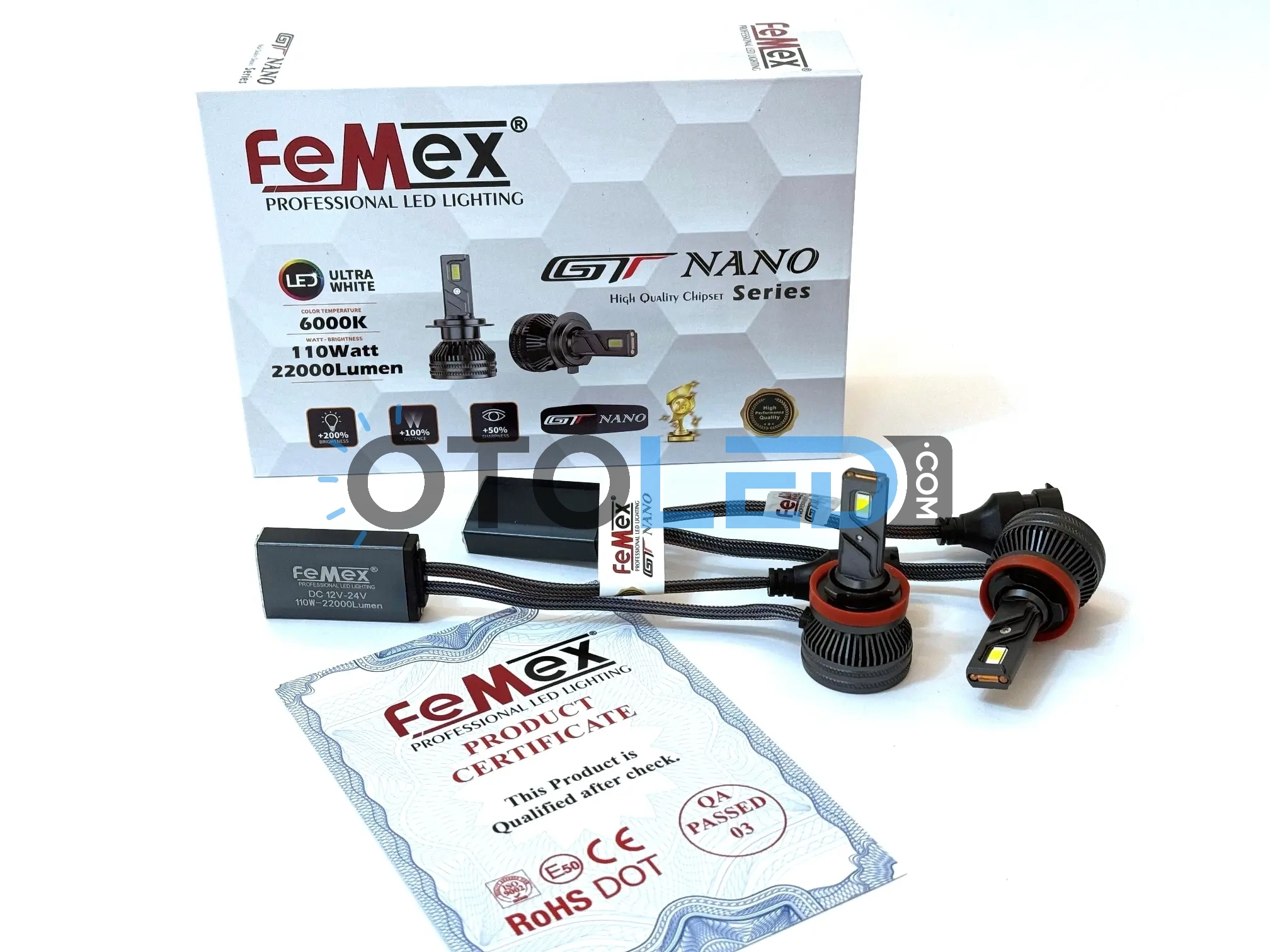 femex gt nano pro h9 led xenon