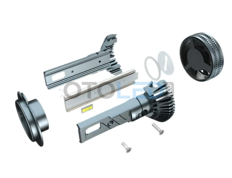 BMW X5 E53 Uzun Far Ampulü 22.000 Lümen - Femex GT Nano Pro HB3 9005 LED Xenon 22000 Lümen 7535 CSP Chipset - Fotoğraf 5