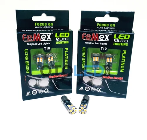 Femex H21W LED Ampul Platinum - BAW9S 12SMD 3030 Chip Turuncu