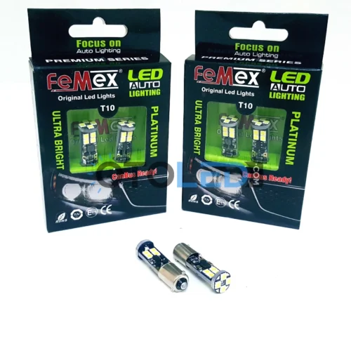 Femex H21W LED Ampul Platinum - BAW9S 12SMD 3030 Chip Beyaz