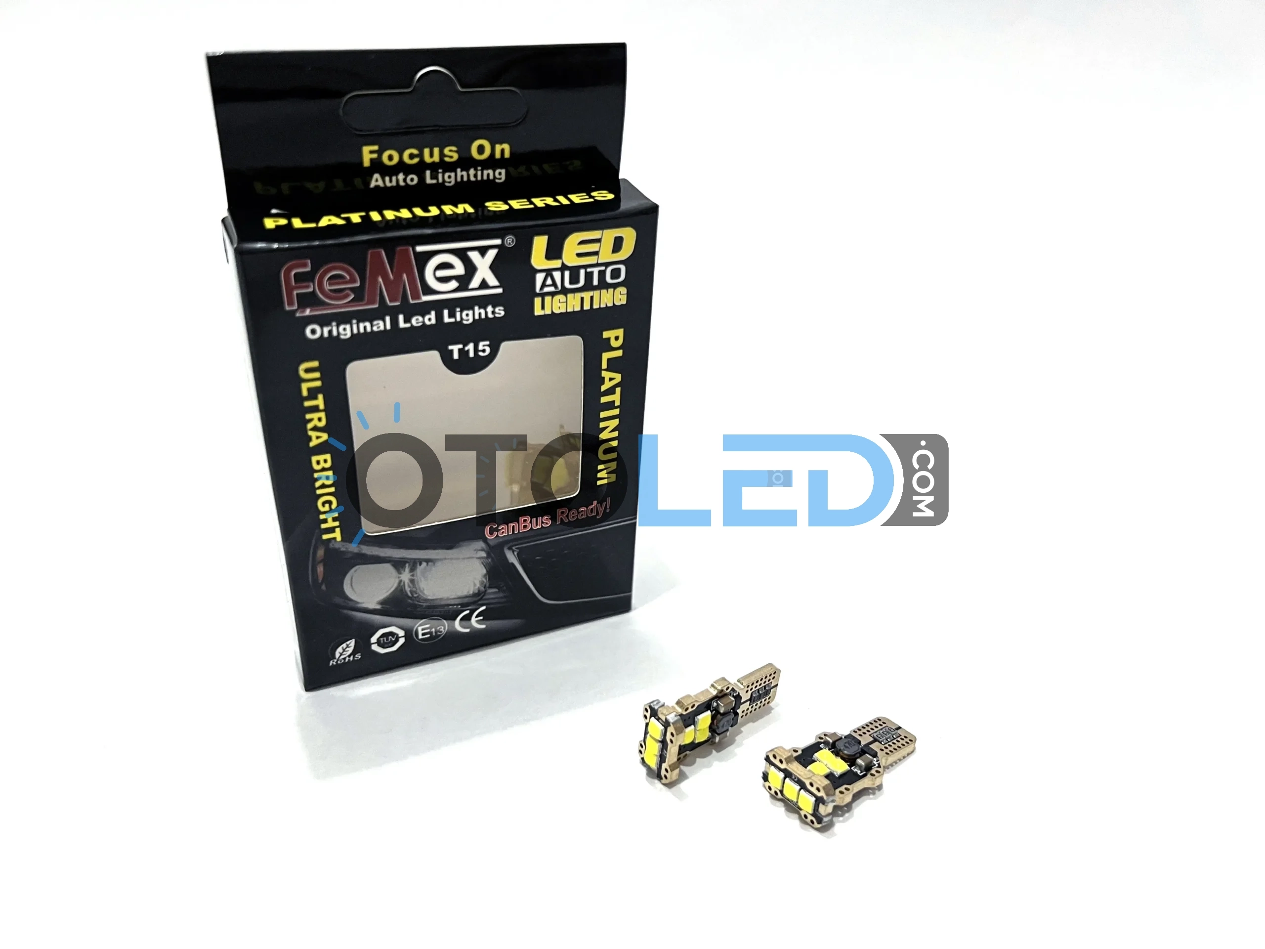 femex led beyaz t15 ampul