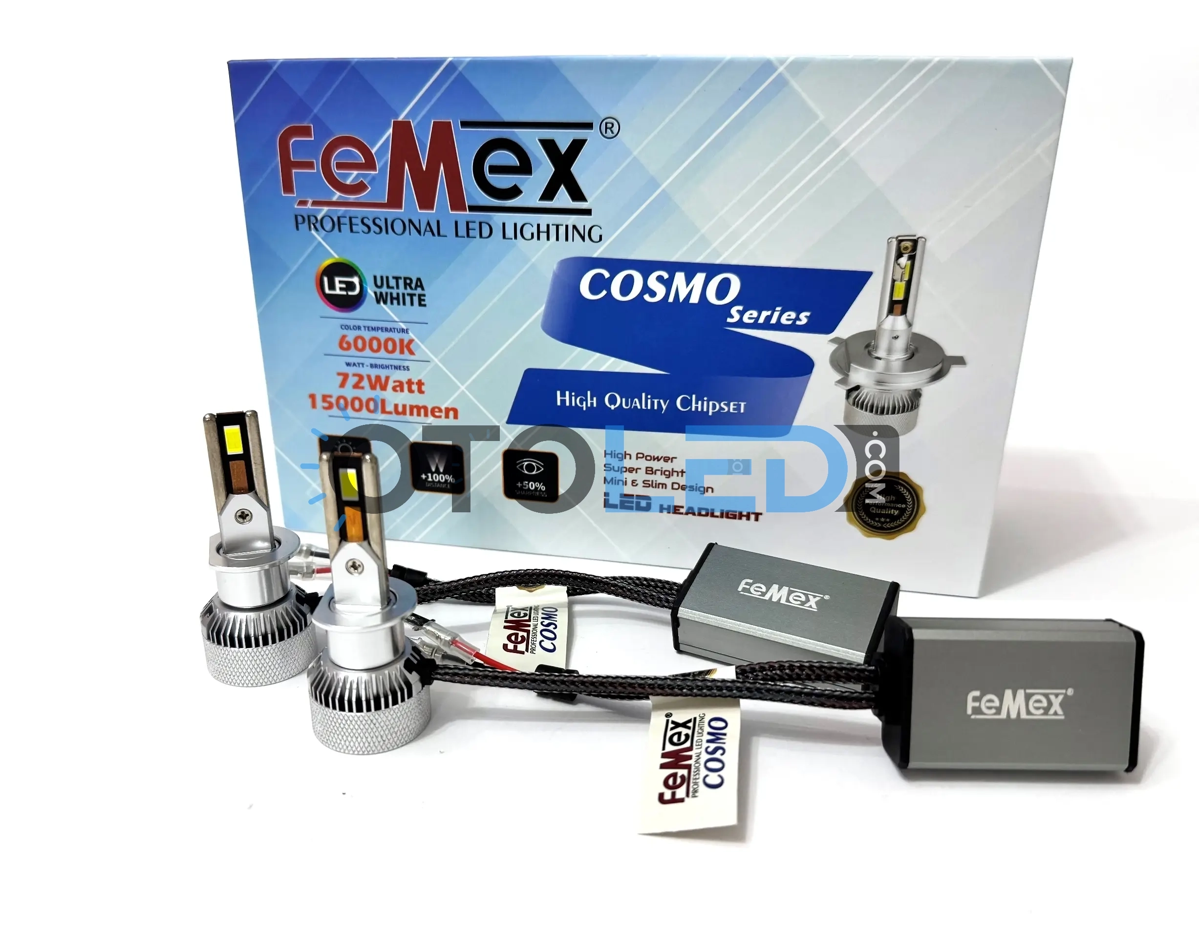 femex mini cosmo h1 beyaz led ampul