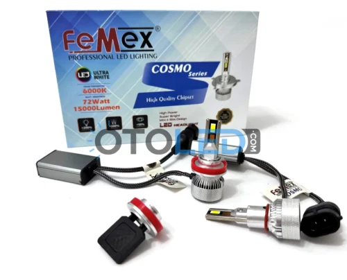 Femex Mini Cosmo H11 LED Xenon 15000 Lümen 4575 CSP Chipset