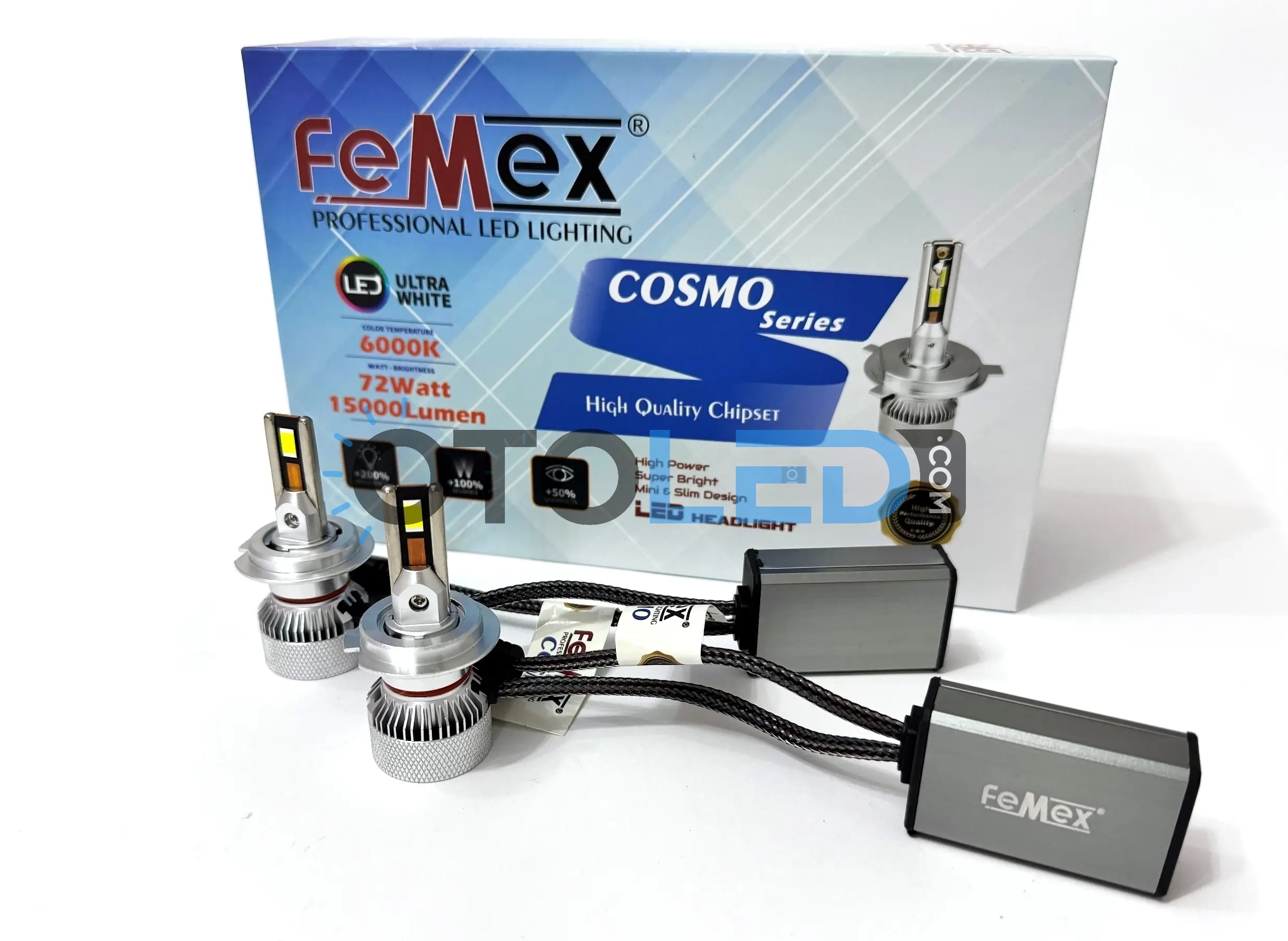 femex mini cosmo h18 led xenon