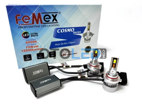 Femex Mini Cosmo HIR2 9012 LED Xenon 15000 Lümen 4575 CSP Chipset