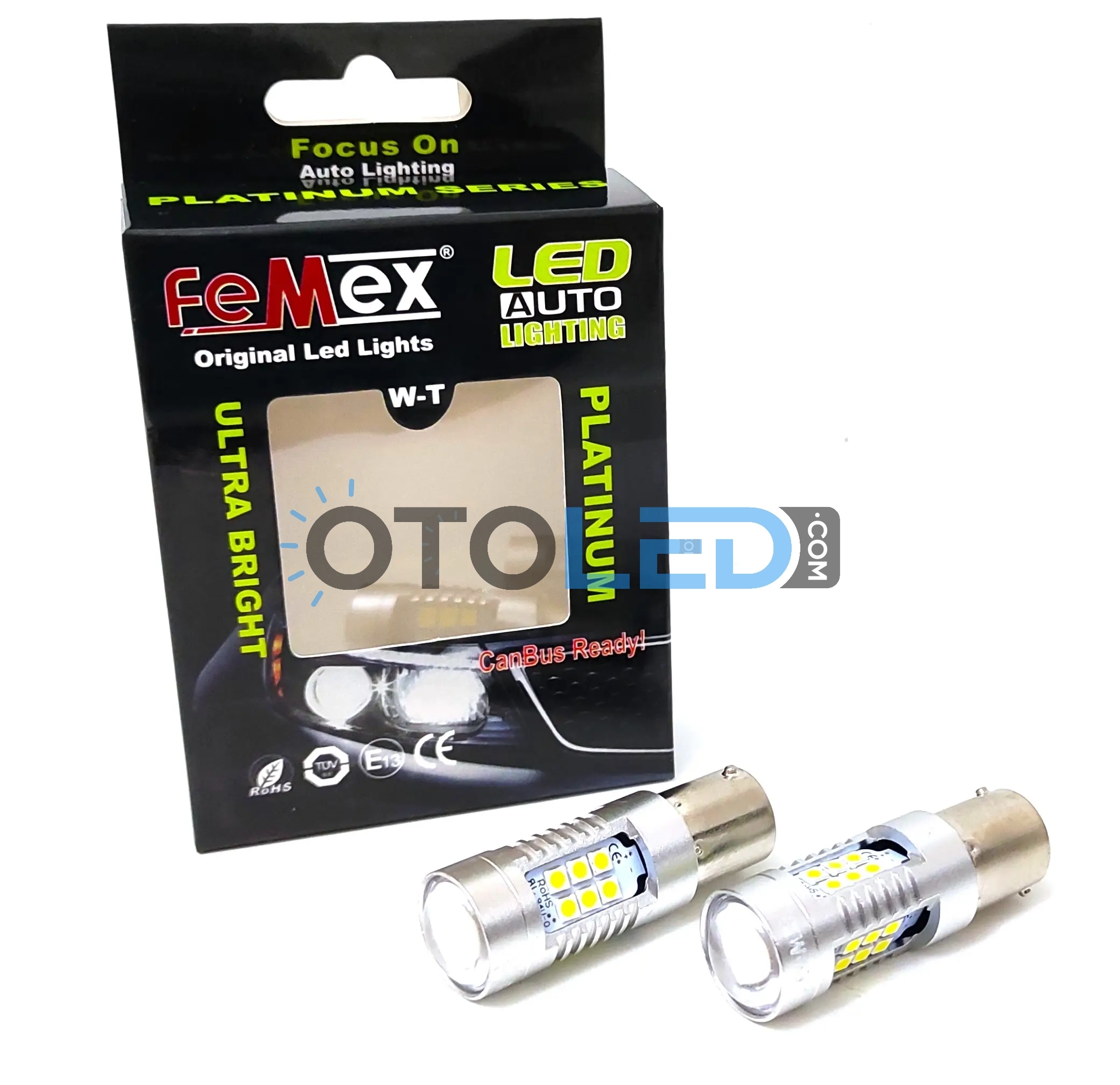 femex p21w çift duy led ampul