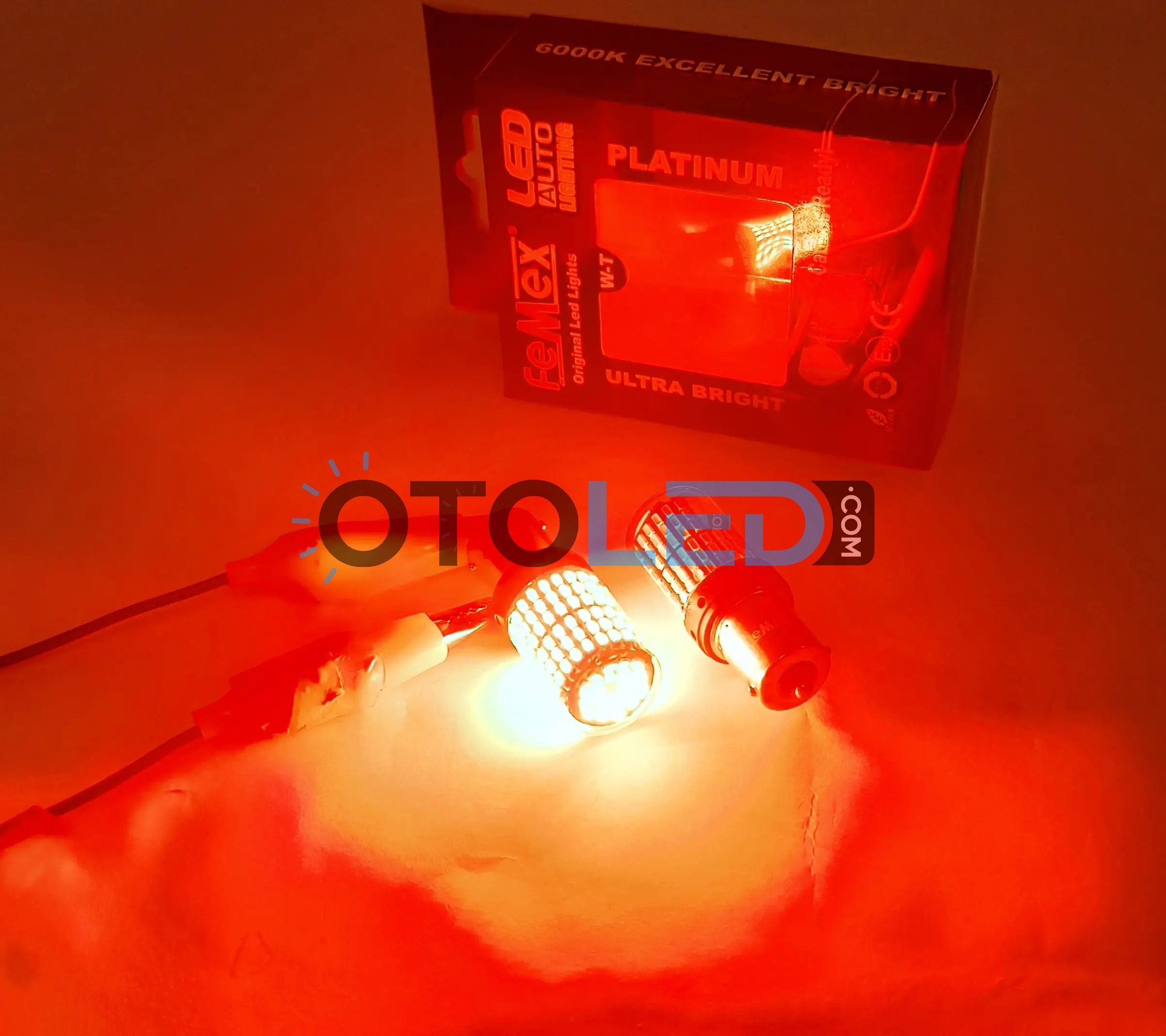 femex p21w tek duy kırmızı 144 led