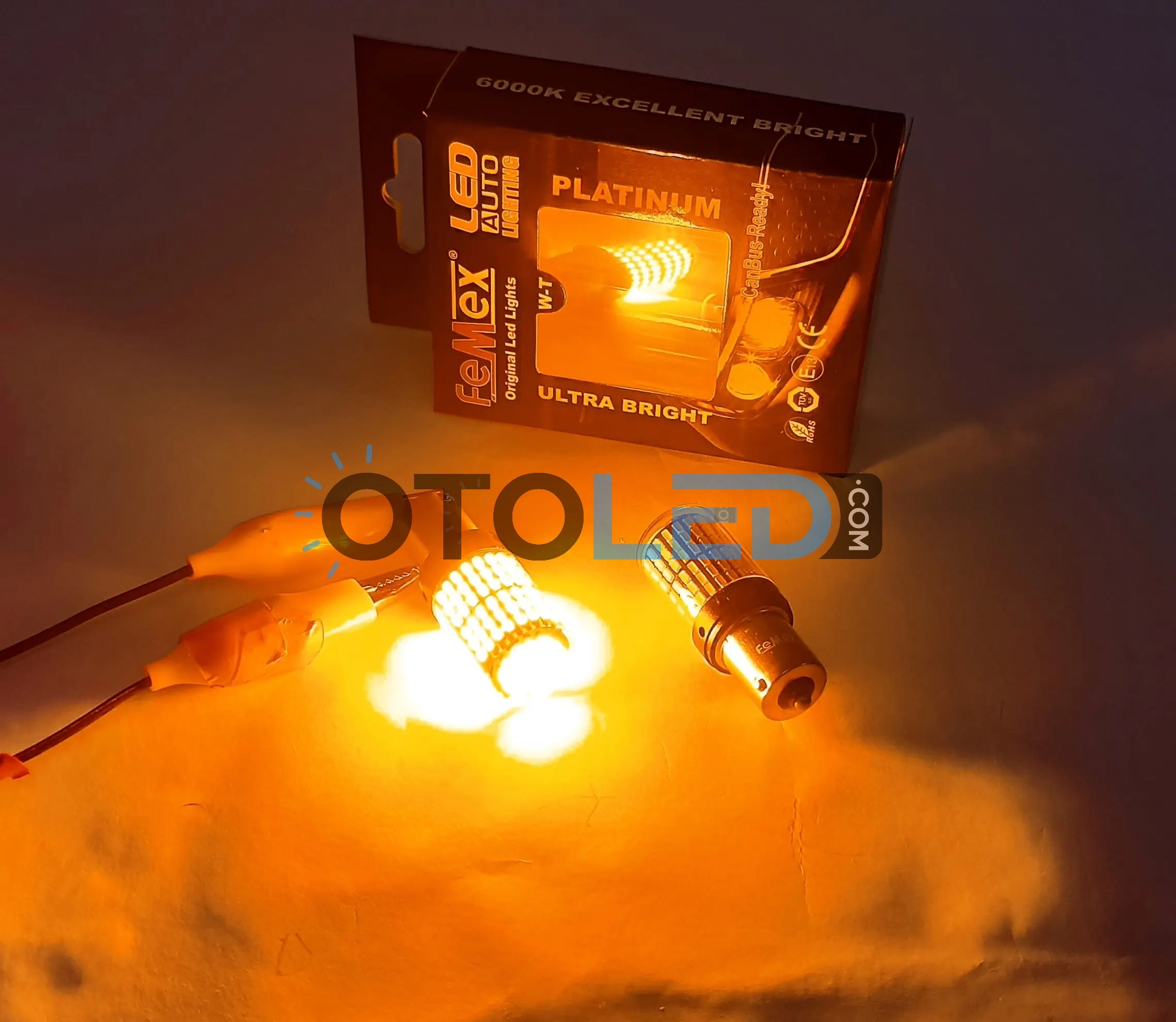 femex p21t tek duy turuncu 144 ledli