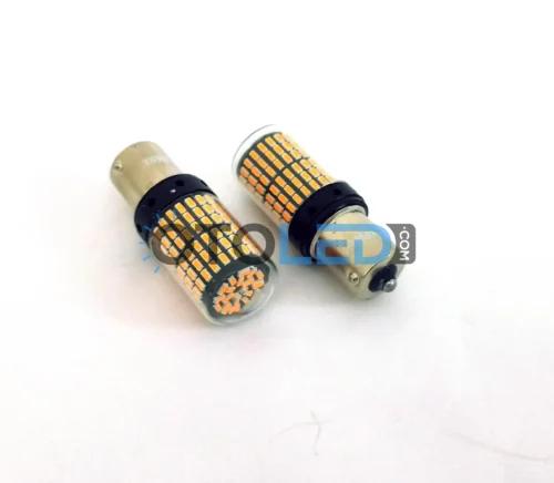 Femex P21W Tek Duy LED Ampul Platinum 93 Tip 144SMD 4014 Chip Turuncu