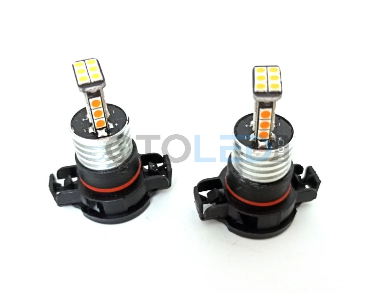 Opel Astra J Makyajlı LED Ampul - Femex PSY24W LED Ampul Platinum 24SMD 3030 Chip Turuncu - Fotoğraf 3