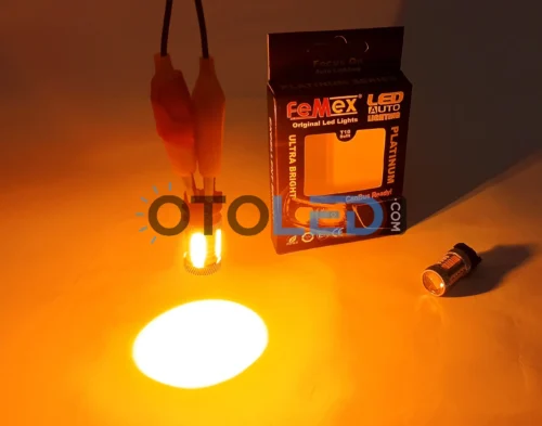 Femex PW24W LED Ampul Platinum 30SMD 4014 Chip Turuncu