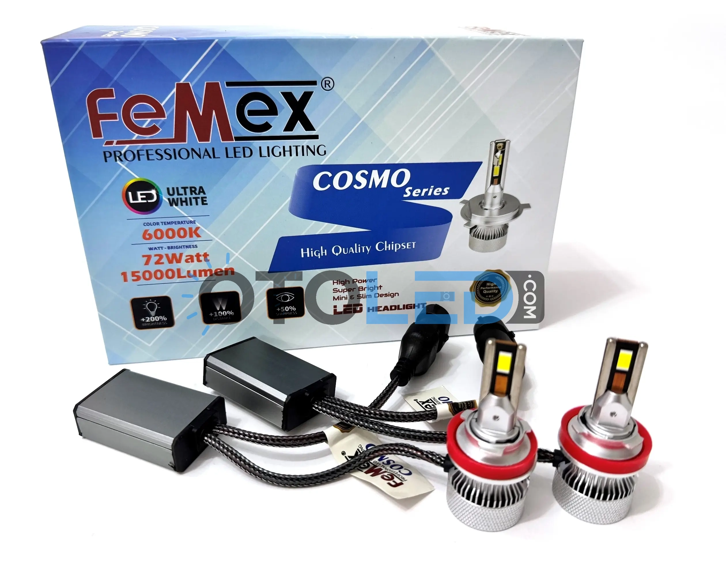 femex rx cosmo h8 led ampul