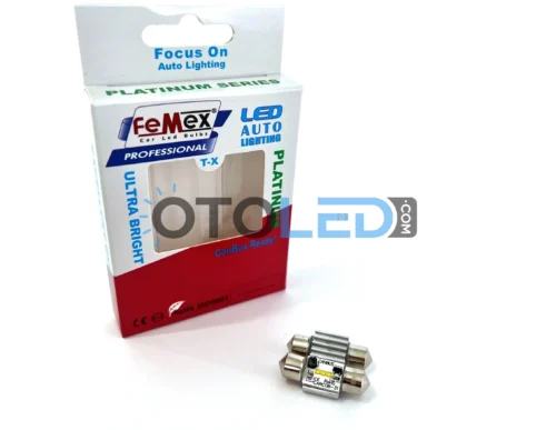 Femex 31MM Sofit LED Ampul Platinum - C5W CSP Chipset