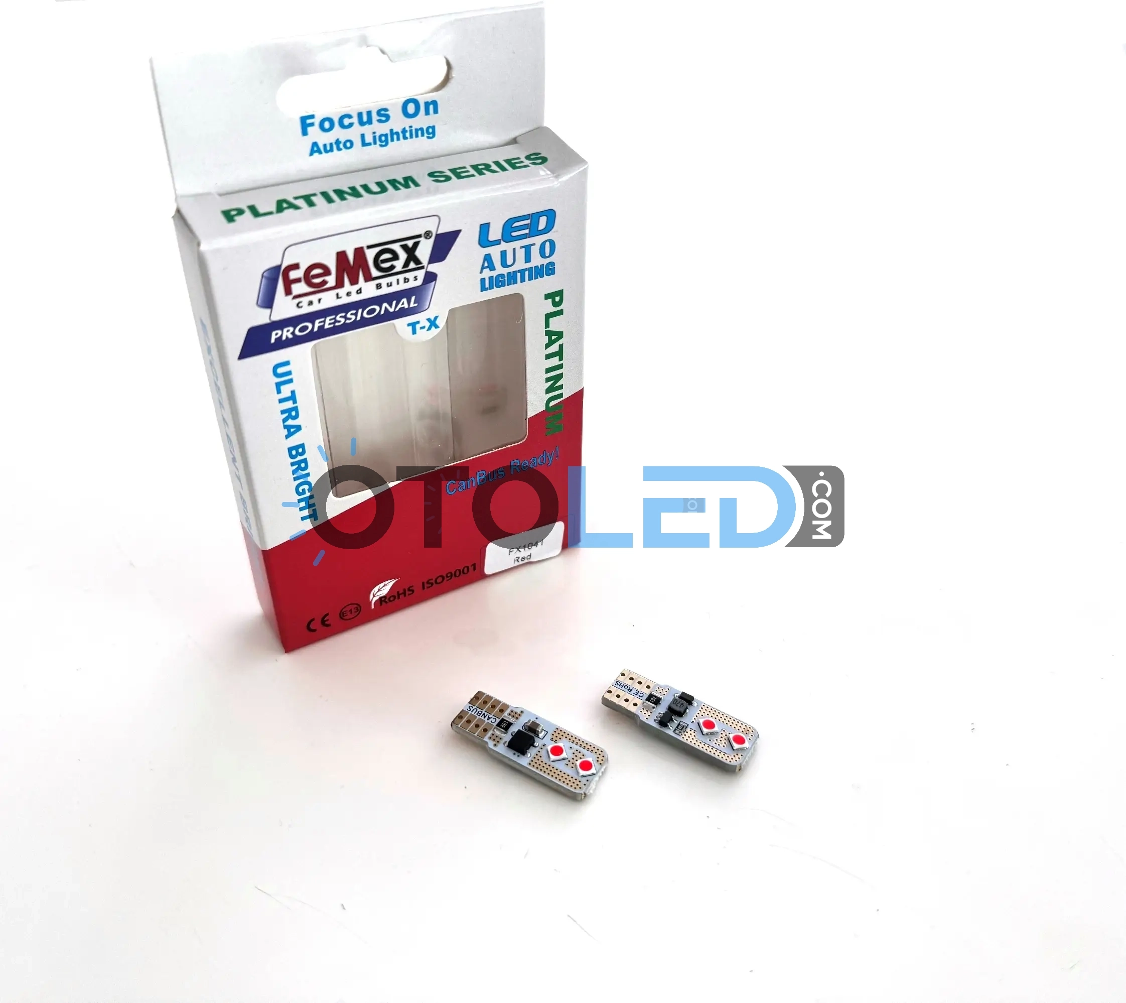 femex t10 kırmızı led ampul