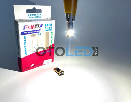 Femex T10 LED Ampul Platinum - W5W 3SMD Osram Chipset Beyaz