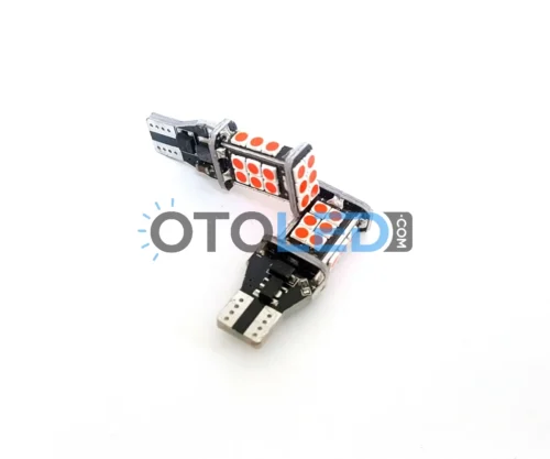 Femex T15 LED Ampul Platinum - W16W 24SMD 3030 Chip Kırmızı