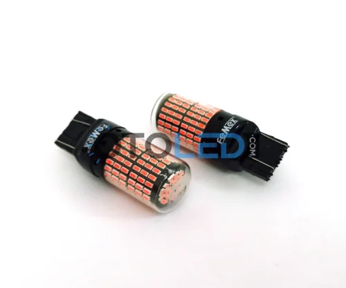 Femex T20 LED Ampul Platinum- W21W 144SMD 4014 Chip Kırmızı