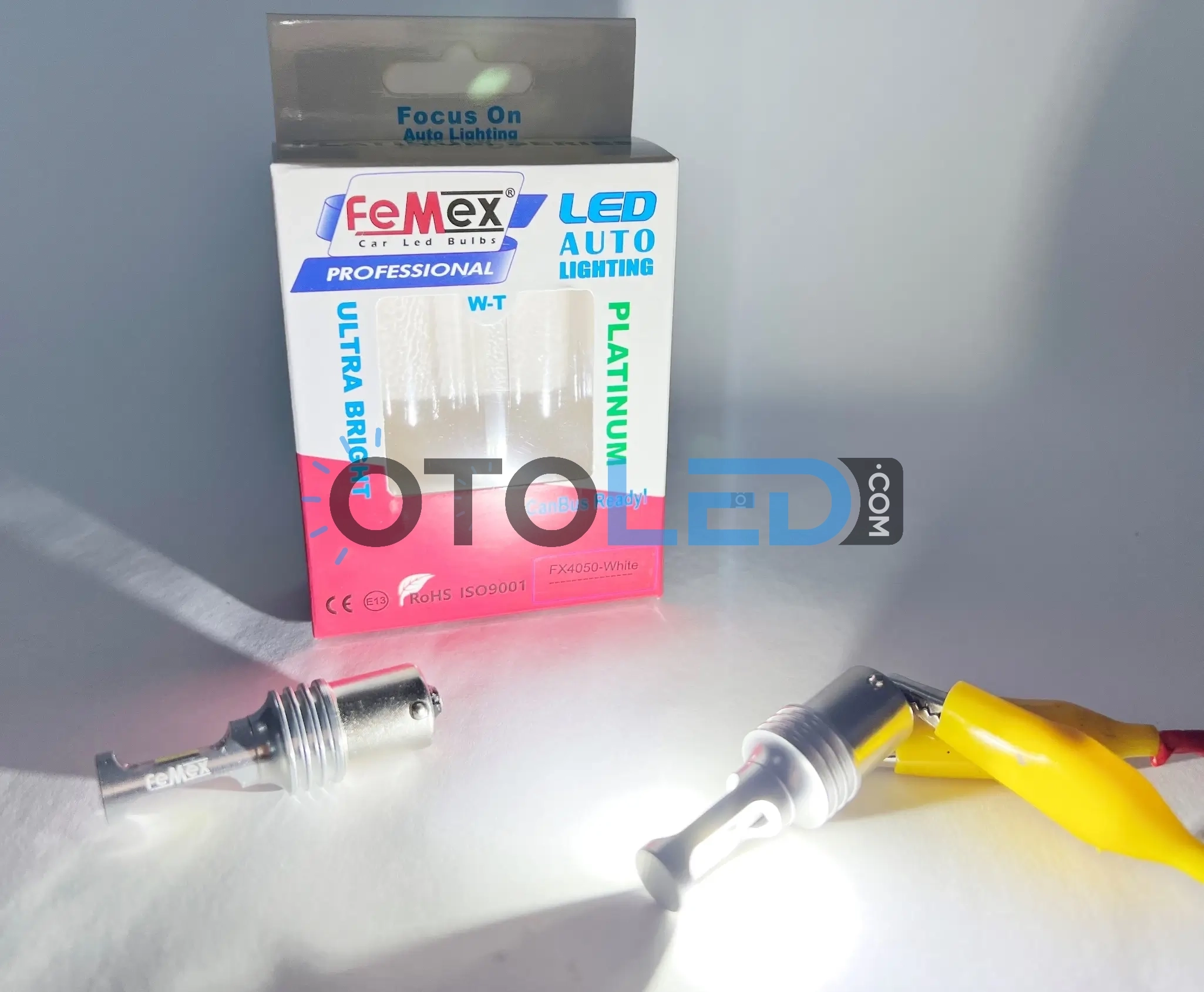 femex tek duy parlak led ampul beyaz