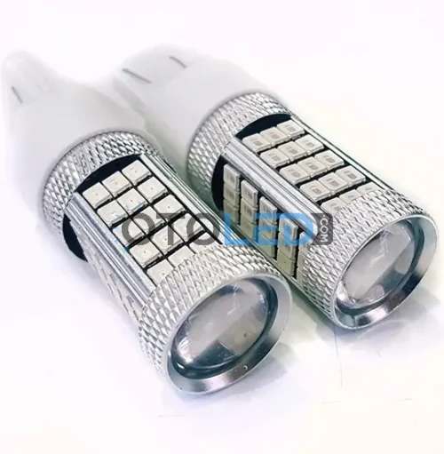 Femex T20 LED Ampul Premium - W21W 66SMD 2835 Chip Kırmızı
