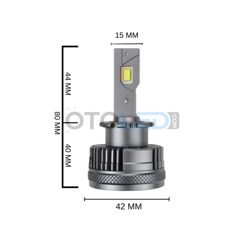 BMW 6 Serisi E63 Kısa Far Ampulü 25.000 Lümen - Femex GT Nano Plus D2S LED Xenon 25000 Lümen 7545 CSP Chipset - Fotoğraf 10