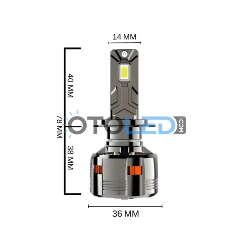 Femex GT Nano Plus H7 LED Xenon 25000 Lümen 7545 CSP Chipset