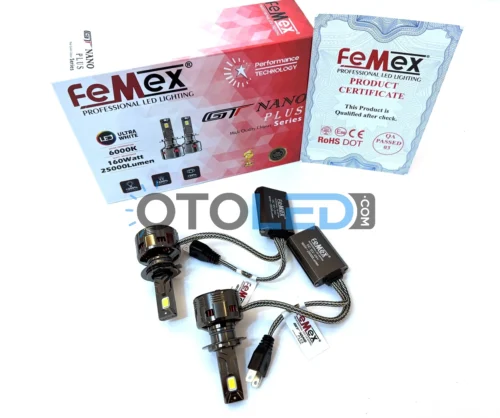 Femex GT Nano Plus H7 LED Xenon 25000 Lümen 7545 CSP Chipset