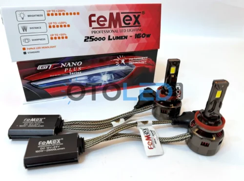 femex gt nano plus h8 beyaz led