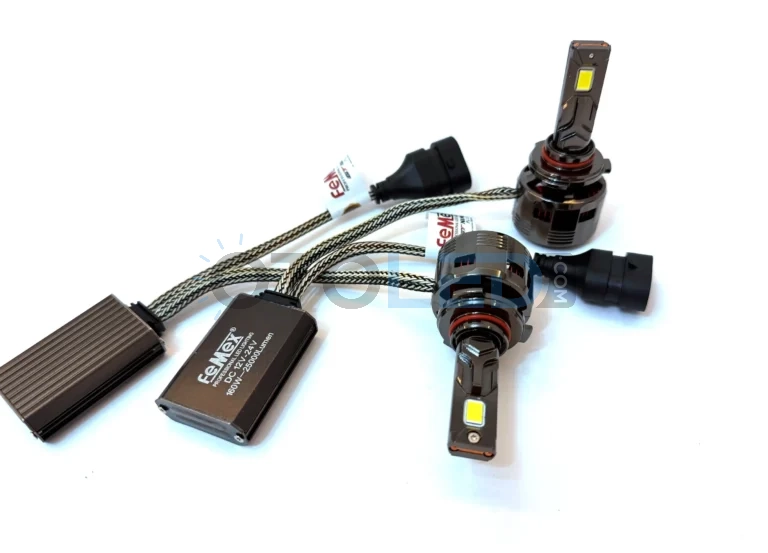 Opel Corsa E LED Ampul 25.000 Lümen - Femex GT Nano Plus H10 LED Xenon 25000 Lümen 7545 CSP Chipset - Fotoğraf 4